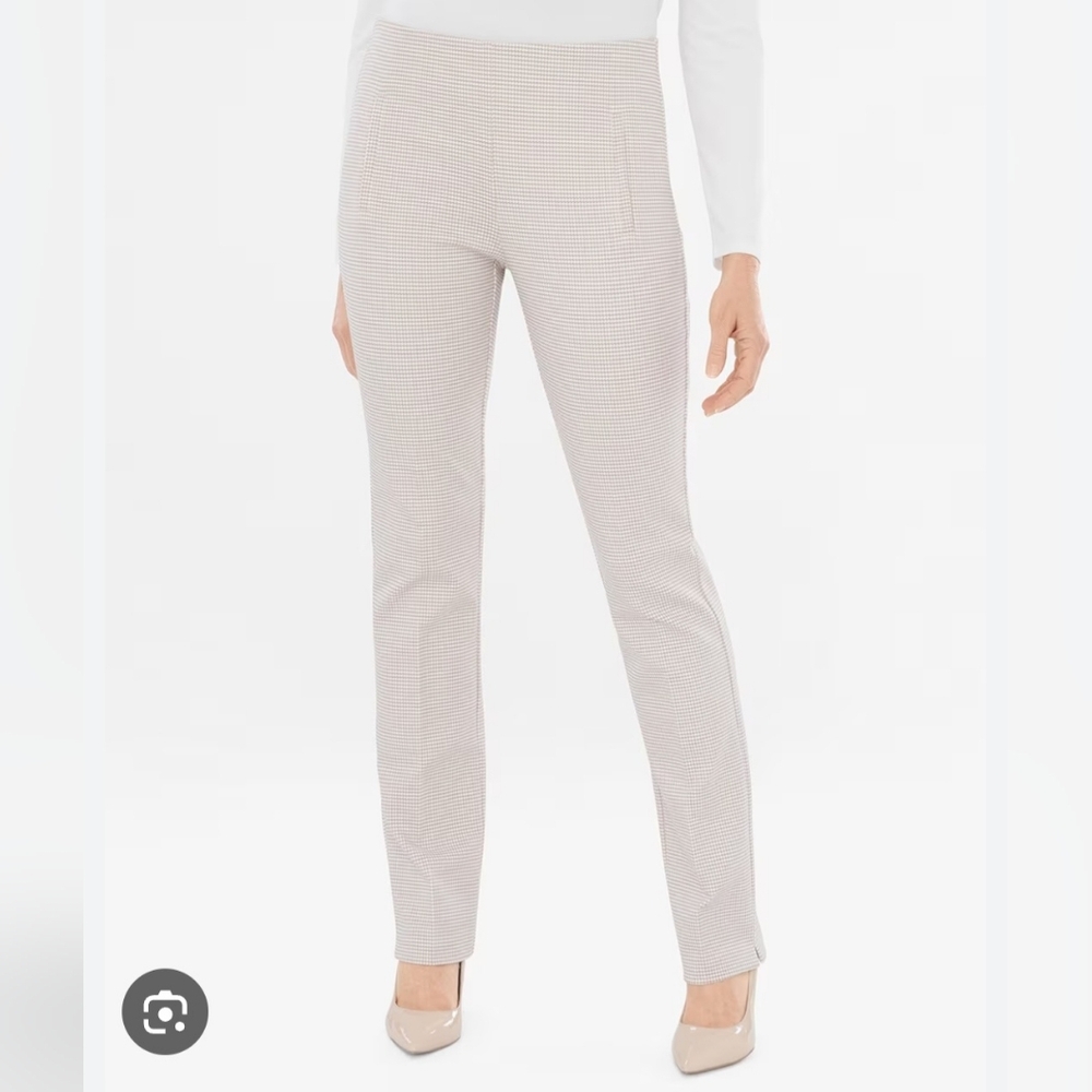 Chico's Beige Textured Pants‎